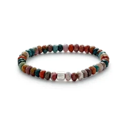 Alexander Lynggaard smykker Alexander Lynggaard ColorUp Ocean Jasper 6mm C00861 | Armbånd | Sølvsmykker