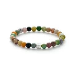 Alexander Lynggaard smykker Alexander Lynggaard ColorUp Indian Agate 6mm C00910 | Armbånd | Sølvsmykker