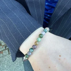Alexander Lynggaard smykker Alexander Lynggaard ColorUp Indian Agate 6mm C00910 | Armbånd | Sølvsmykker