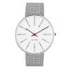 Arne Jacobsen Bankers 40mm 53102-2008 | Dame Dameure I Stål | Herreure I Stål