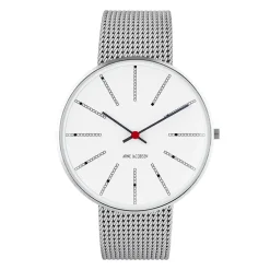 Arne Jacobsen Bankers 40mm 53102-2008 | Dame Dameure I Stål | Herreure I Stål