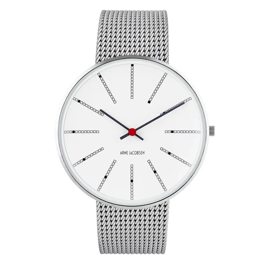 Arne Jacobsen Bankers 40mm 53102-2008 | Dame Dameure I Stål | Herreure I Stål