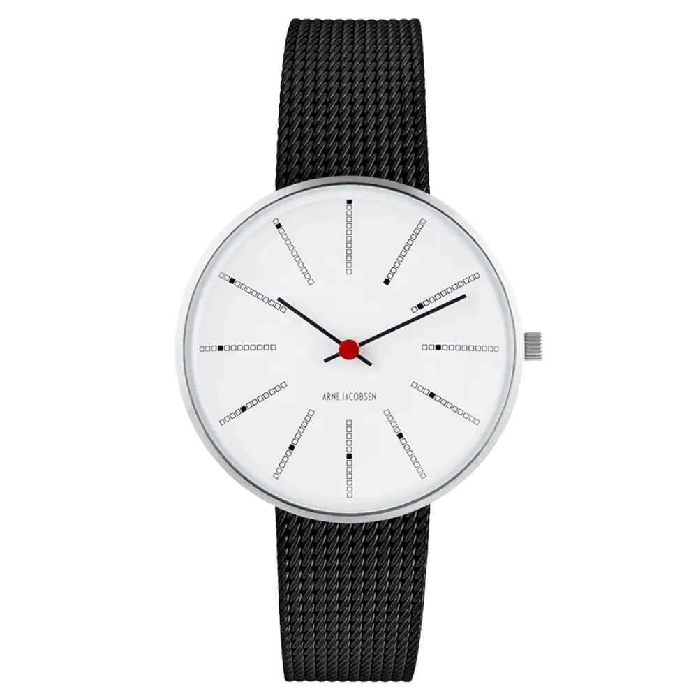 Arne Jacobsen Bankers 34mm 53101-1610 | Dame Dameure I Stål | Herreure I Stål