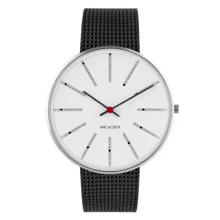 Arne Jacobsen Bankers 40mm 53102-2010 | Dame Dameure I Stål | Herreure I Stål