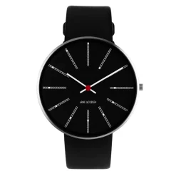 Arne Jacobsen Bankers 40mm 53105-2001 | Dame Dameure I Stål | Herreure I Stål