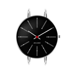 Arne Jacobsen Bankers 40mm 53105-2018 | Dame Dameure I Stål | Dameure Med Lænke