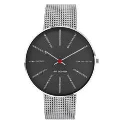 Arne Jacobsen Bankers 40mm 53118-2008 | Dame Dameure Med Lænke | Dameure I Stål