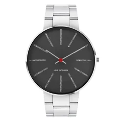 Arne Jacobsen Bankers 40mm 53118-2028 | Dame Dameure Med Lænke | Dameure I Stål