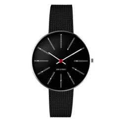 Arne Jacobsen Bankers 34mm 53104-1610 | Dame Dameure Med Lænke | Dameure I Stål