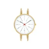 Arne Jacobsen Bankers 30mm 53113-1419 | Dame Dameure Med Lænke | Dameure I Gulddouble