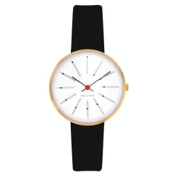 Arne Jacobsen Bankers 30mm 53113-1401G | Dame Dameure I Gulddouble