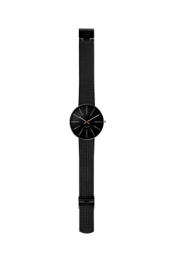 Arne Jacobsen Bankers 40mm 53105-2010 | Herreure I Stål | Herreure Med Lænke