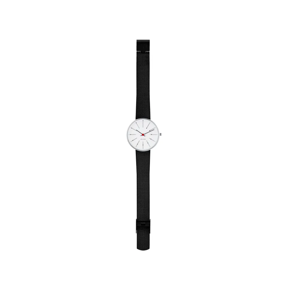 Arne Jacobsen Bankers 34mm 53101-1610 | Dame Dameure I Stål | Herreure I Stål