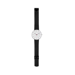 Arne Jacobsen Bankers 40mm 53102-2010 | Dame Dameure I Stål | Herreure I Stål