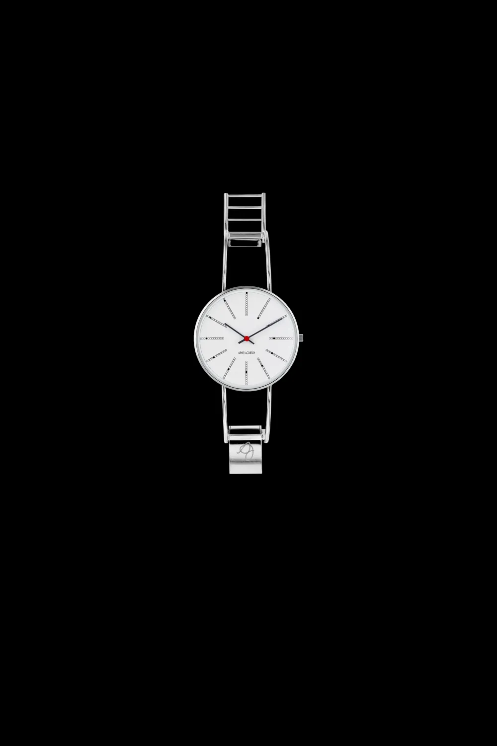 Arne Jacobsen Bankers 40mm 53102-2018 | Dame Dameure Med Lænke | Dameure I Stål
