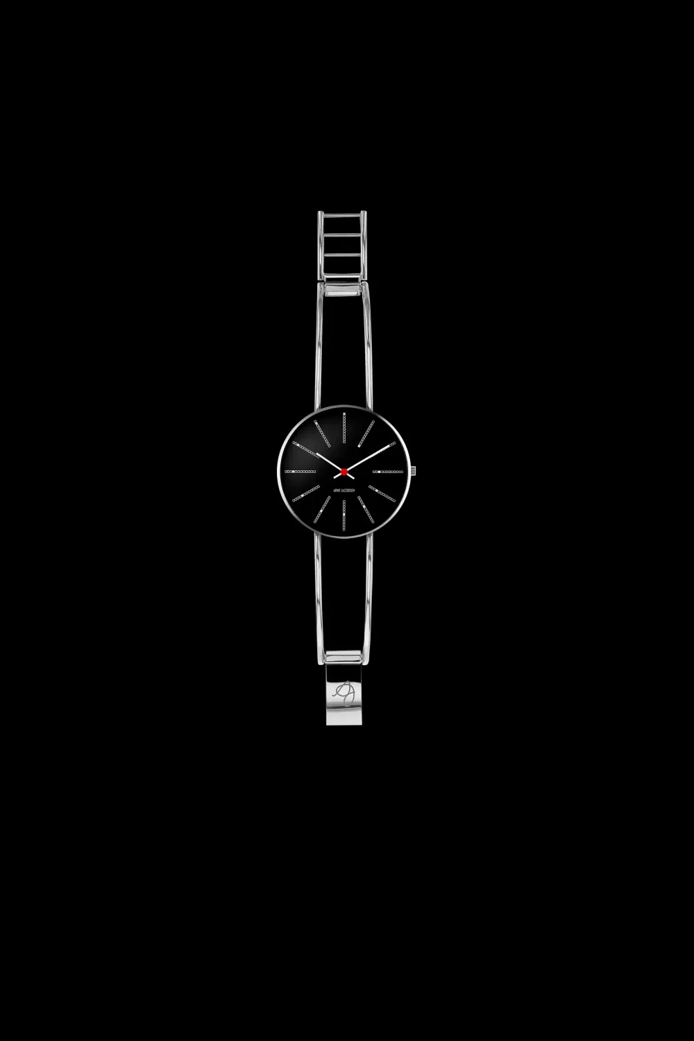 Arne Jacobsen Bankers 34mm 53104-1618 | Dame Dameure Med Lænke | Dameure I Stål