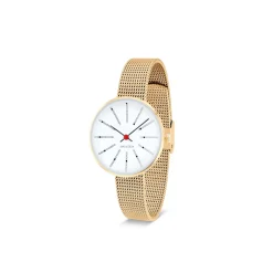 Arne Jacobsen Bankers 30mm 53113-1409 | Dame Dameure I Gulddouble