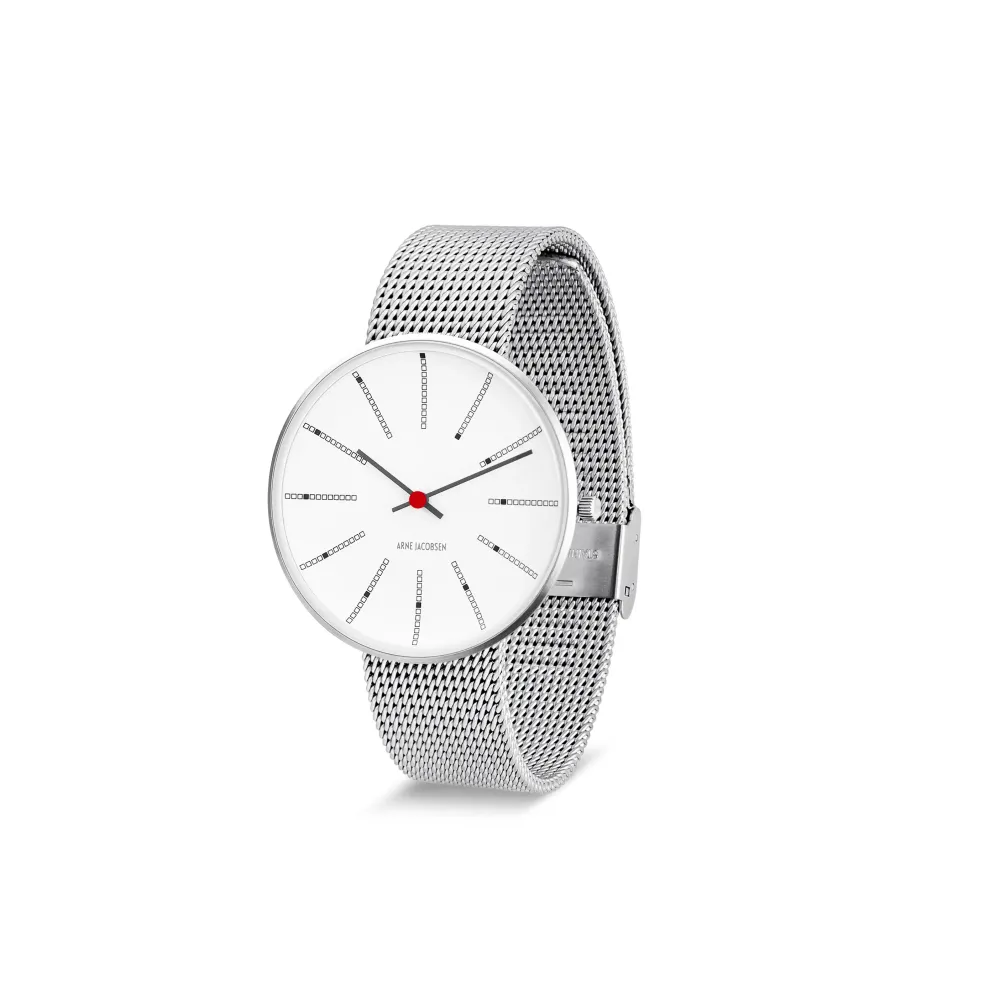 Arne Jacobsen Bankers 40mm 53102-2008 | Dame Dameure I Stål | Herreure I Stål