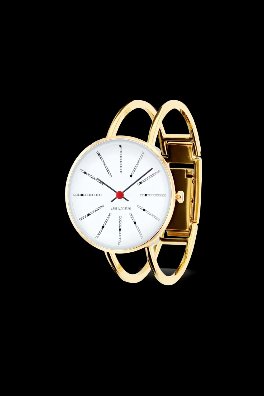 Arne Jacobsen Bankers 30mm 53113-1419 | Dame Dameure Med Lænke | Dameure I Gulddouble