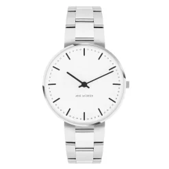 Arne Jacobsen City Hall 34mm 53201-1628 | Dame Dameure Med Lænke | Dameure I Stål