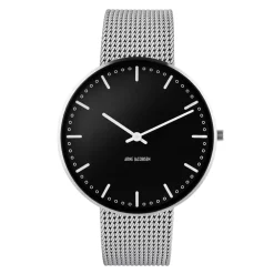 Arne Jacobsen City Hall 40mm 53205-2008 | Herreure Med Lænke | Herreure I Stål