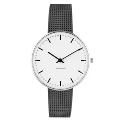 Arne Jacobsen City Hall 34mm 53201-1612 | Dame Dameure Med Lænke | Dameure I Stål