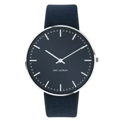 Arne Jacobsen City Hall 40mm 53206-2004SP | Dame Dameure Med Rem | Dameure I Stål