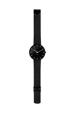 Arne Jacobsen City Hall 40mm 53205B-2010 | Herreure I Stål | Herreure Med Lænke