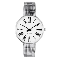 Arne Jacobsen Roman 34mm 53301-1608 | Dame Dameure I Stål | Herreure I Stål