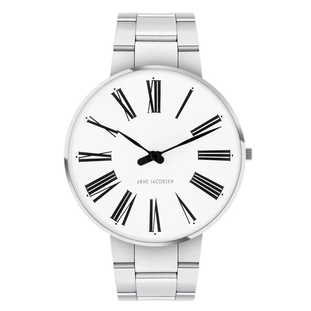 Arne Jacobsen Roman 40mm 53302-2028 | Dame Dameure Med Lænke | Dameure I Stål