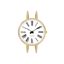 Arne Jacobsen Roman 30mm 53313-1419 | Dame Dameure Med Lænke | Dameure I Gulddouble