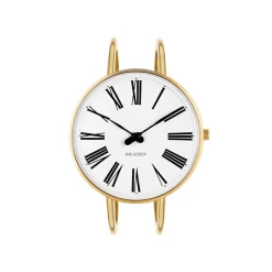 Arne Jacobsen Roman 34mm 53307-1619 | Dame Dameure Med Lænke | Dameure I Gulddouble
