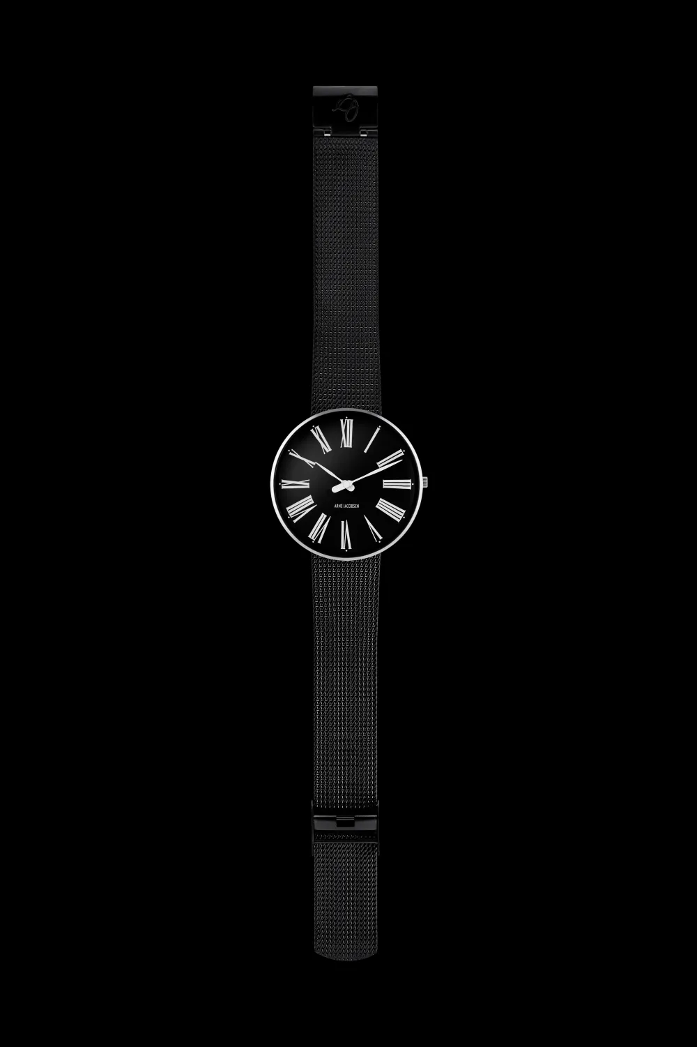 Arne Jacobsen Roman 40mm 53305-2010 | Herreure I Stål | Herreure Med Lænke