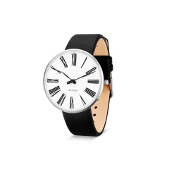Arne Jacobsen Roman 40mm 53302-2001 | Dame Dameure I Stål | Herreure I Stål
