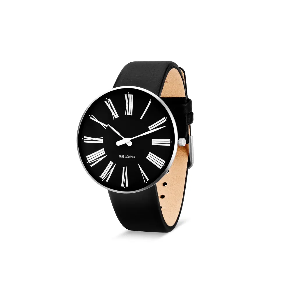 Arne Jacobsen Roman 40mm 53305-2001 | Dame Dameure I Stål | Herreure I Stål