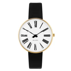 Arne Jacobsen Roman 34mm 53307-1601G | Dame Dameure I Gulddouble
