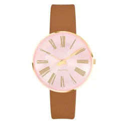 Arne Jacobsen Roman 34mm 53316-1617G | Dame Dameure Med Rem | Dameure I Gulddouble