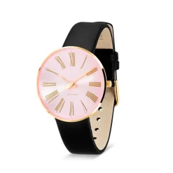 Arne Jacobsen Roman 34mm 53316-1601G | Dame Dameure Med Rem | Dameure I Gulddouble