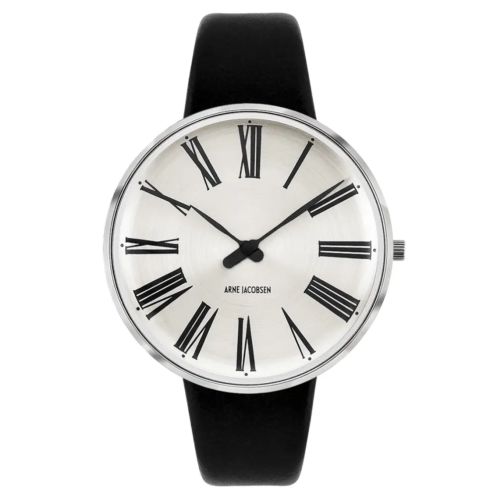 Arne Jacobsen Roman 40mm Special Edition 53310-2001FP | Dame Dameure I Stål | Herreure I Stål