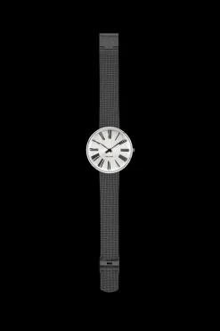 Arne Jacobsen Roman 40mm Special Edition 53310-2012 | Herreure I Stål | Herreure Med Lænke
