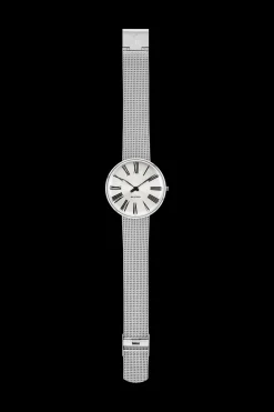 Arne Jacobsen Roman 40mm Special Edition 53310-2008 | Herreure I Stål | Herreure Med Lænke
