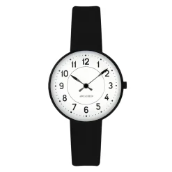 Arne Jacobsen Station 30mm 53400-1401B | Dame Dameure Med Rem | Dameure I Stål