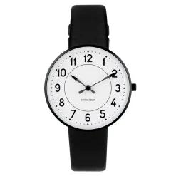 Arne Jacobsen Station 34mm 53411-1601B | Dame Dameure Med Rem | Dameure I Stål