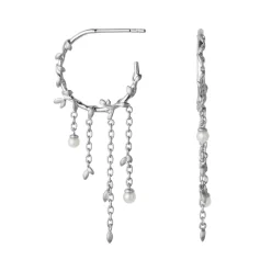 byBiehl smykker ByBiehl Jungle Ivy Hoops Pearl øreringe 4-3108P-R | Øreringe | Sølvsmykker
