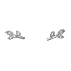 byBiehl smykker ByBiehl Jungle Ivy Sparkle Leaf øreringe 4-3110A-R | Øreringe | Sølvsmykker