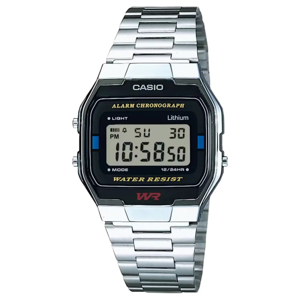 Casio ure Casio Vintage A163WA-1QES | Dame Dameure Med Lænke | Dameure I Stål