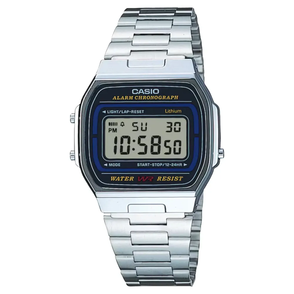 Casio ure Casio Vintage A164WA-1VES | Dame Dameure Med Lænke | Dameure I Stål