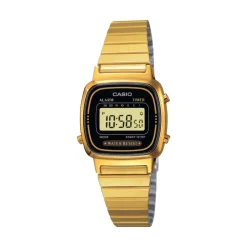 Casio ure Casio Vintage LA670WEGA-1EF | Dame Dameure Med Lænke | Dameure I Gulddouble