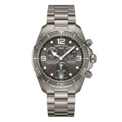 Certina ure Certina DS Action Chronograph C032.434.44.087.00 | Herreure Med Lænke | Herreure I Titanium