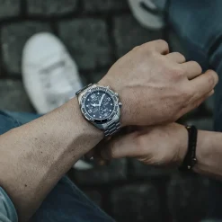 Certina ure Certina DS Action Chronograph C032.434.44.087.00 | Herreure Med Lænke | Herreure I Titanium